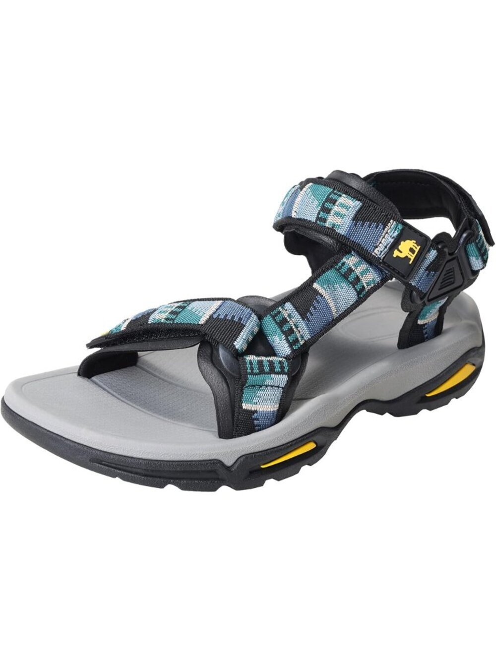 Men's Green Arch Support Open Toe Beach Comfortable Hiking Sandals Shoes